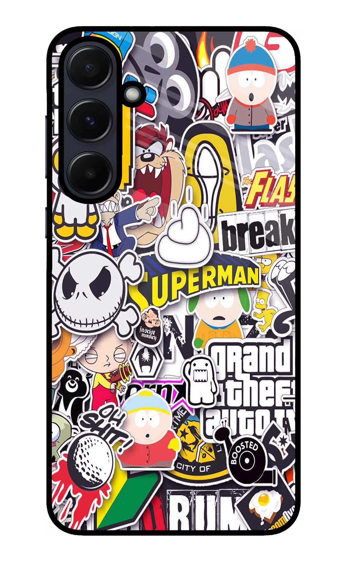 Sticker Bomb Samsung A55 5G Back Cover