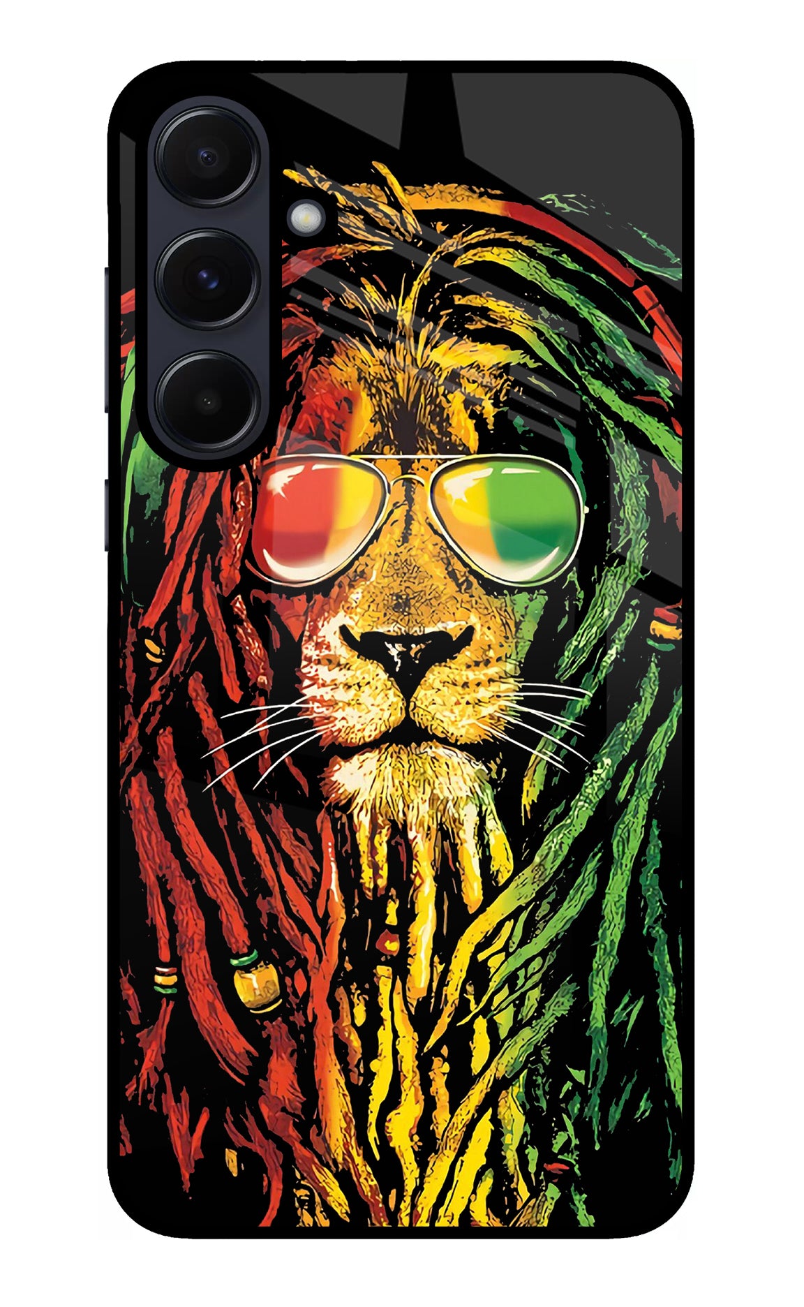 Rasta Lion Samsung A55 5G Back Cover