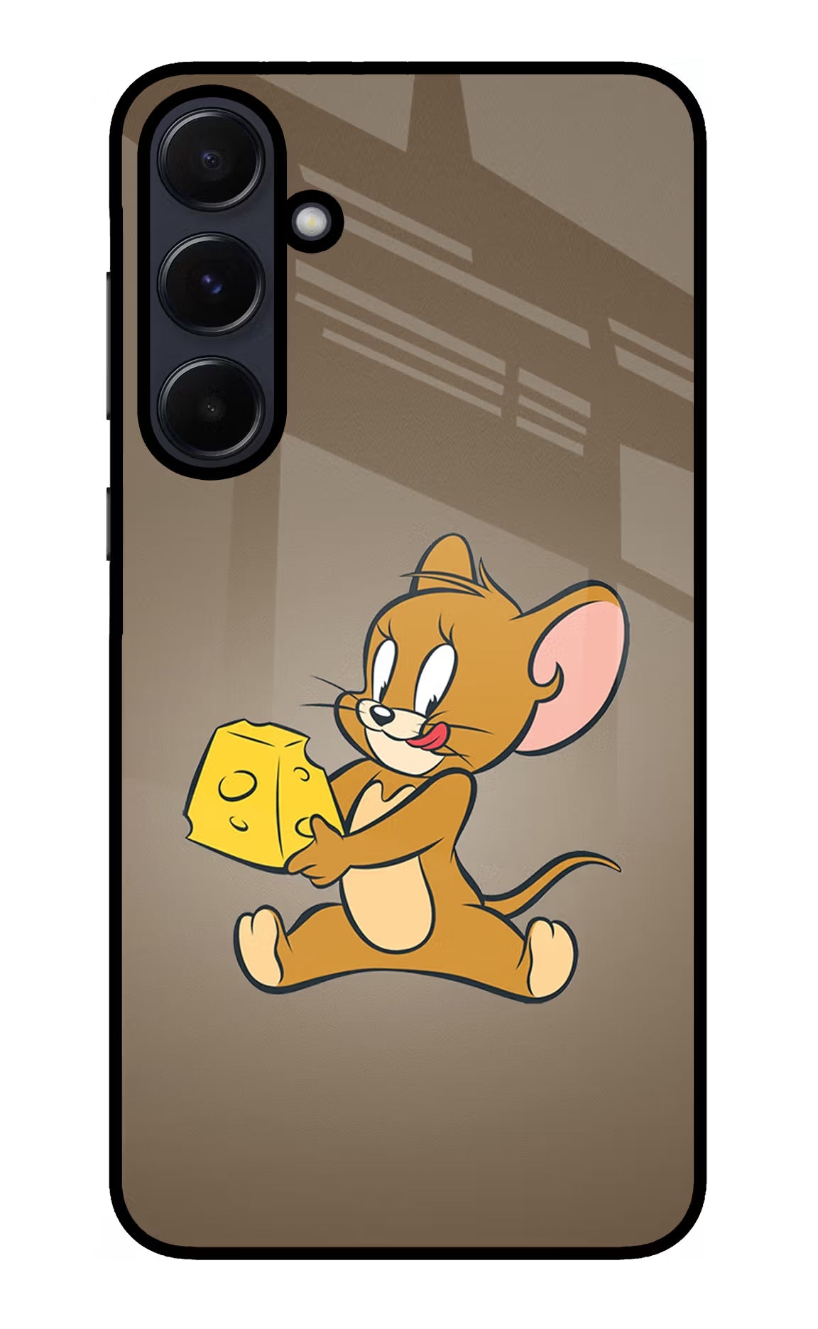 Jerry Samsung A55 5G Glass Case Back Cover by Casekaro