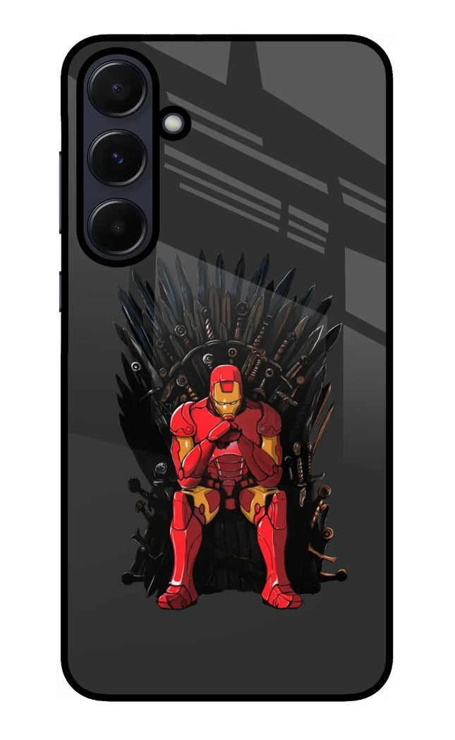 Ironman Throne Samsung A55 5G Glass Case