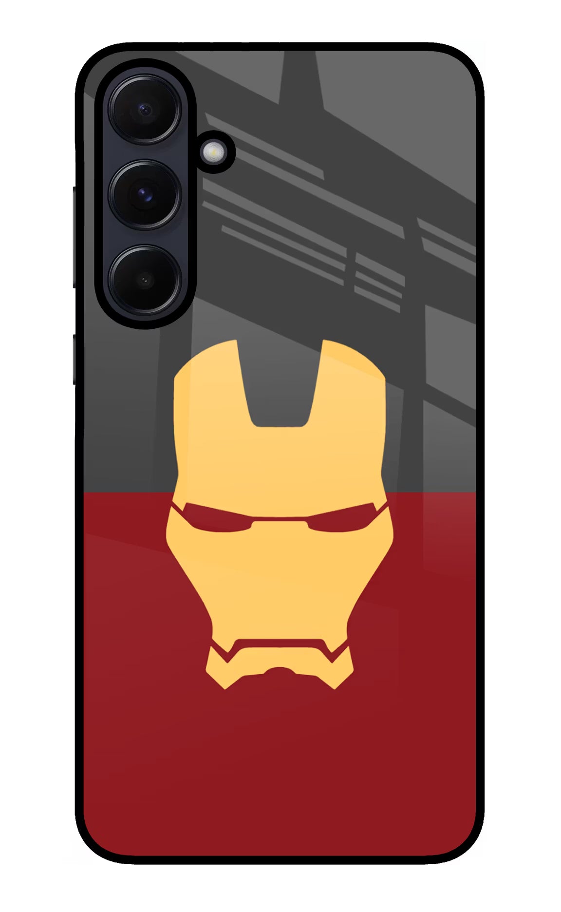 Ironman Samsung A55 5G Glass Case Back Cover by Casekaro