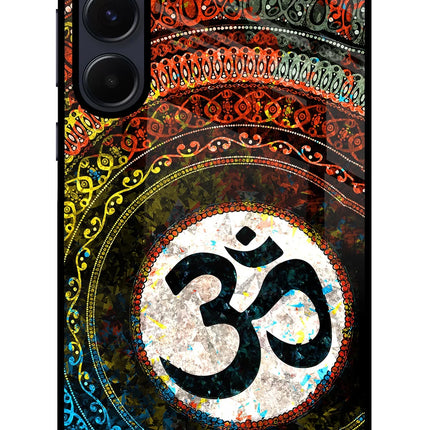 Om Cultural Samsung A55 5G Glass Case