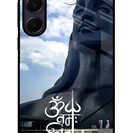 Om Namah Shivay Samsung A55 5G Glass Case