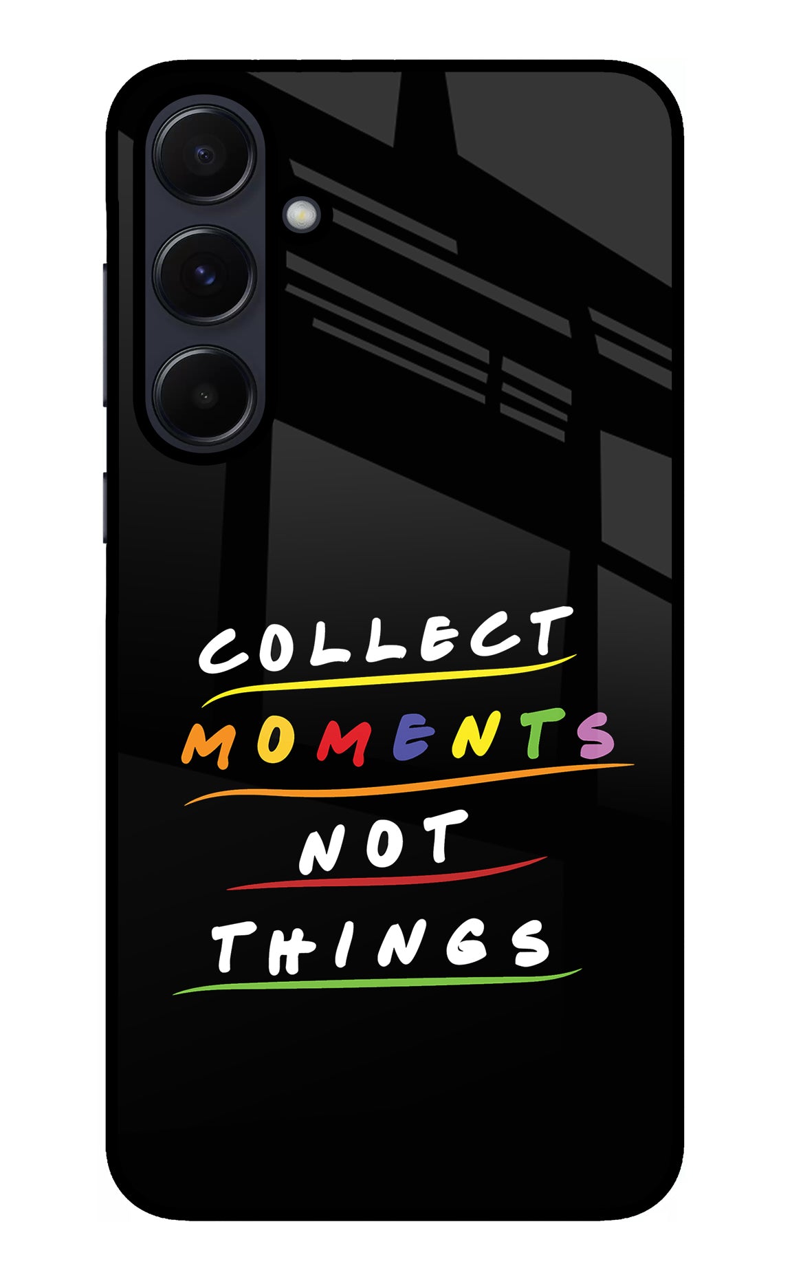 Collect Moments Not Things Samsung A55 5G Glass Case