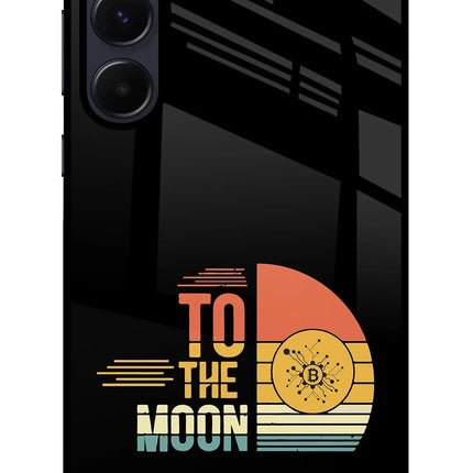 To the Moon Samsung A55 5G Glass Case