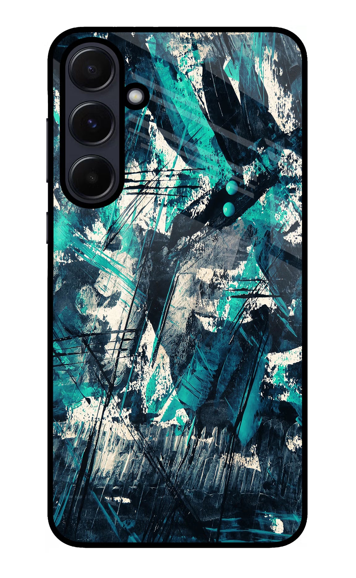 Artwork Samsung A55 5G Glass Case Back Cover by Casekaro