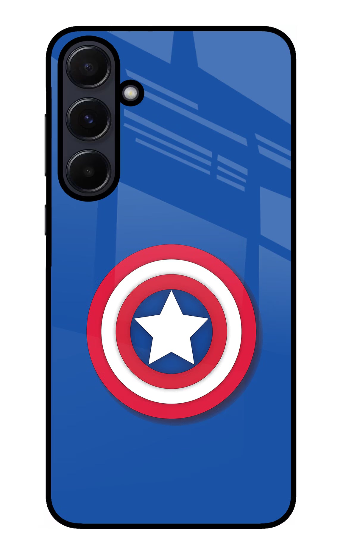 Shield Samsung A55 5G Glass Case Back Cover by Casekaro