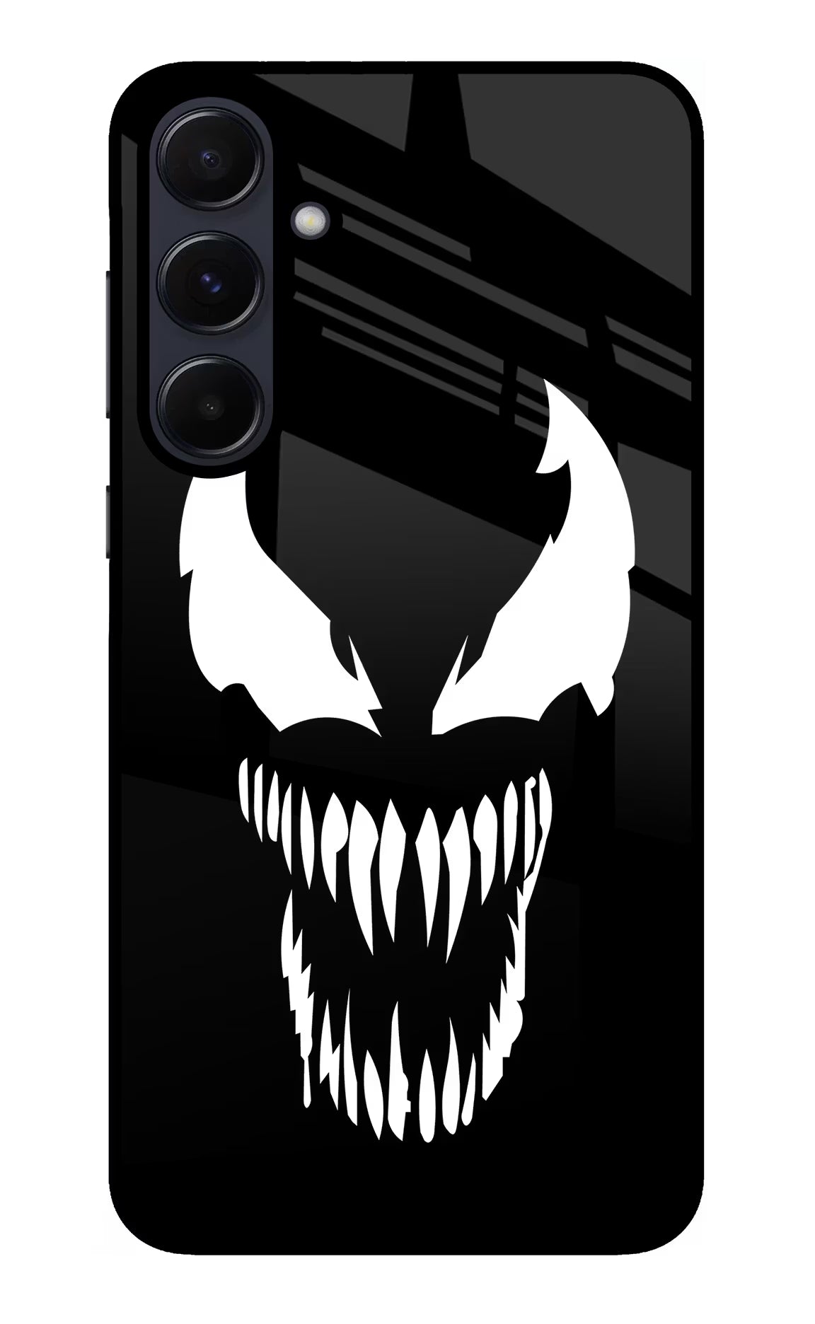 Venom Samsung A55 5G Glass Case Back Cover by Casekaro
