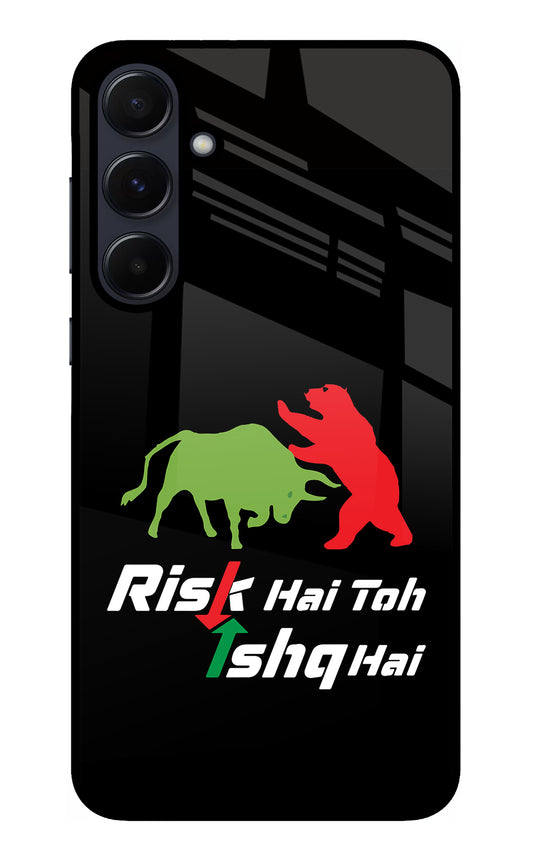 Risk Hai Toh Ishq Hai Samsung A55 5G Glass Case