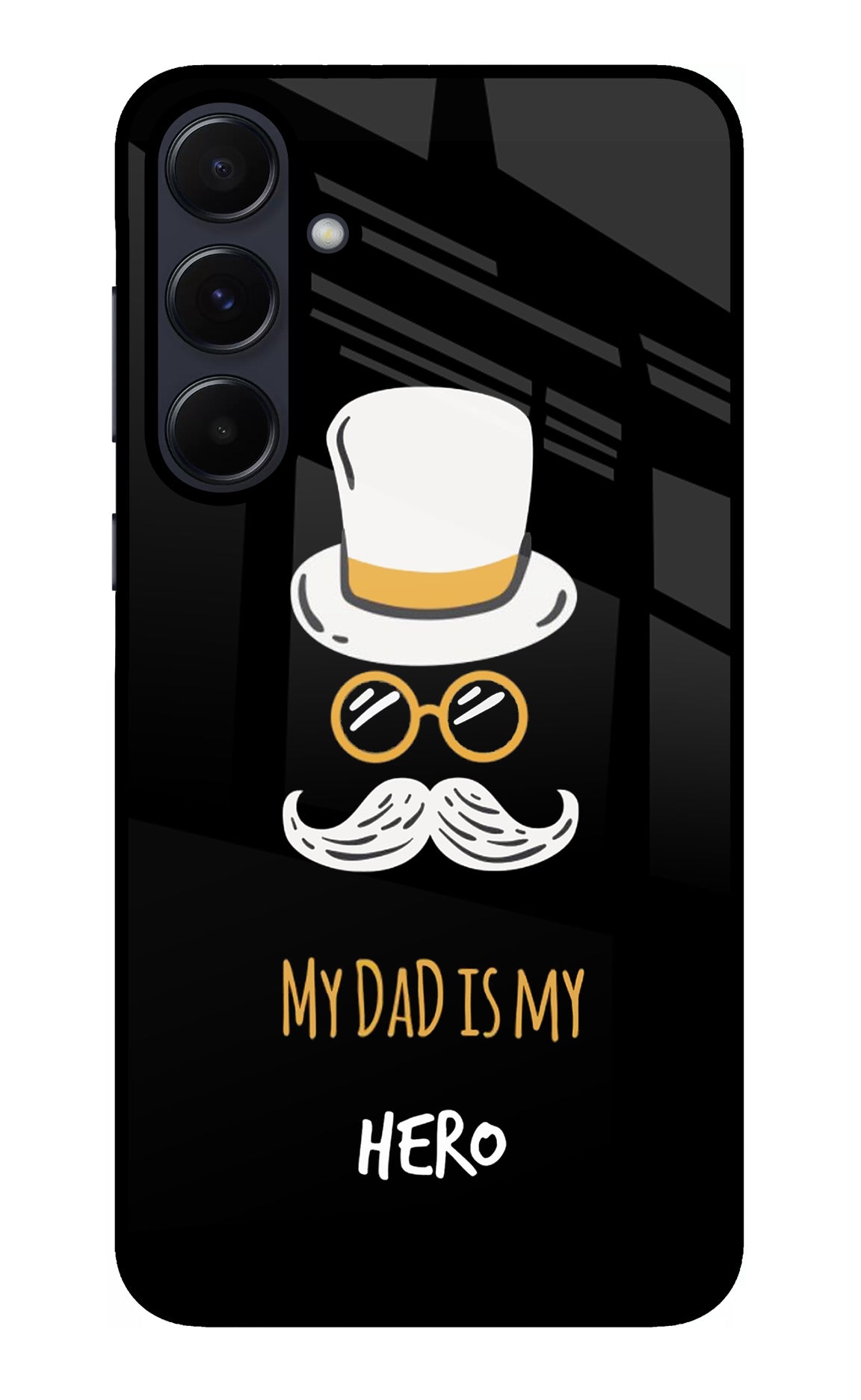 My Dad Is My Hero Samsung A55 5G Glass Case