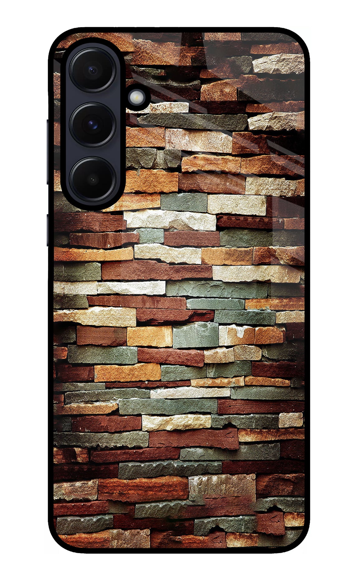 Bricks Pattern Samsung A55 5G Back Cover