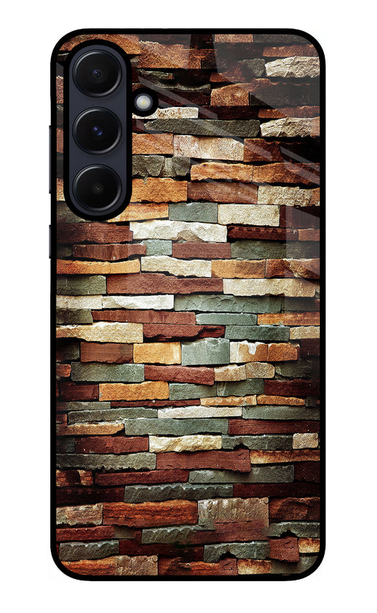 Bricks Pattern Samsung A55 5G Glass Case