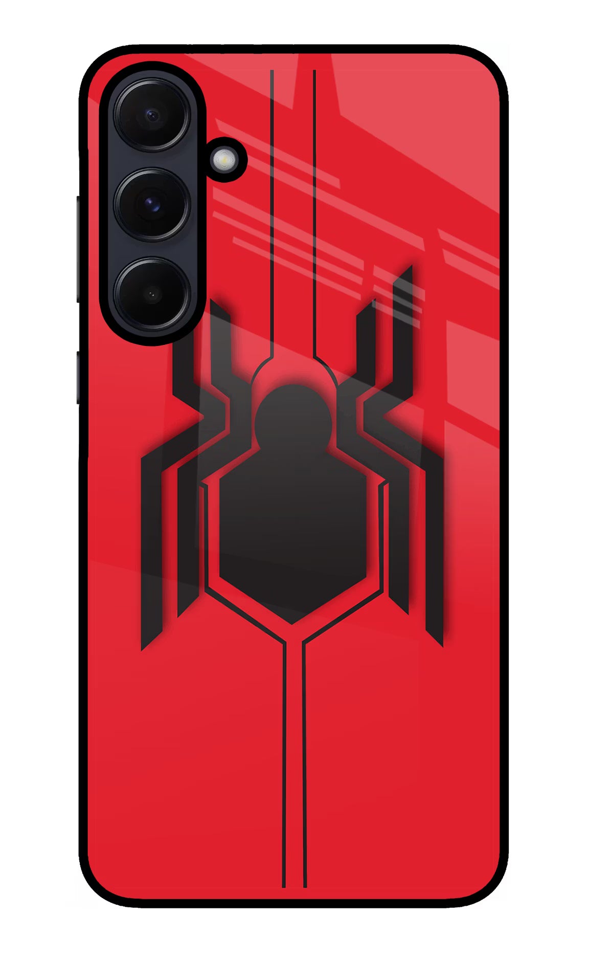 Spider Samsung A55 5G Glass Case Back Cover by Casekaro