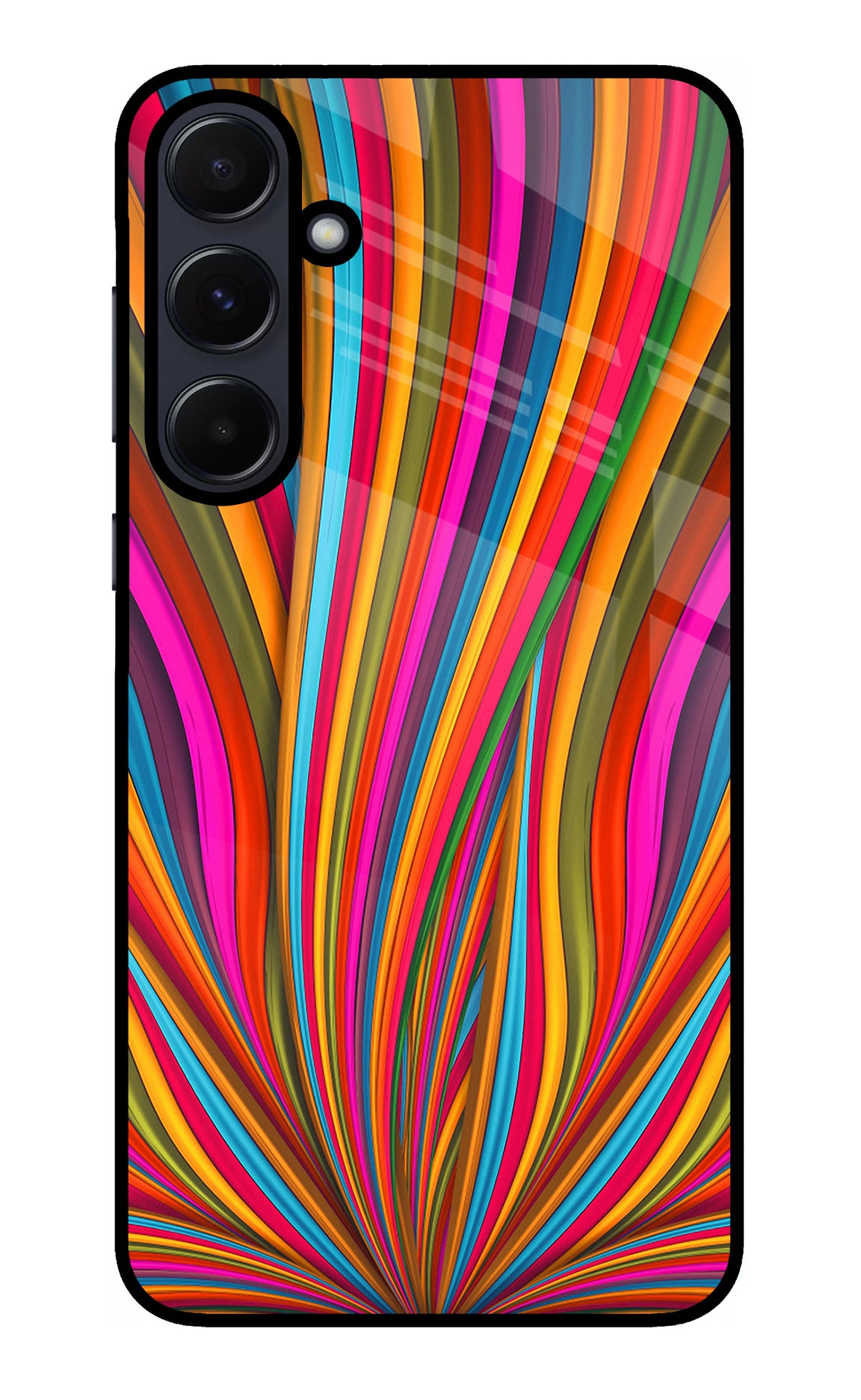 Trippy Wavy Samsung A55 5G Back Cover