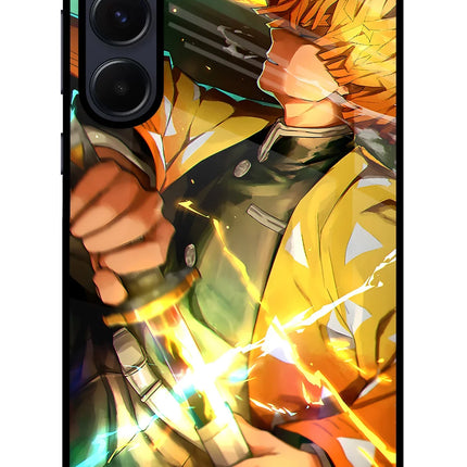 Demon Slayer Samsung A55 5G Glass Case