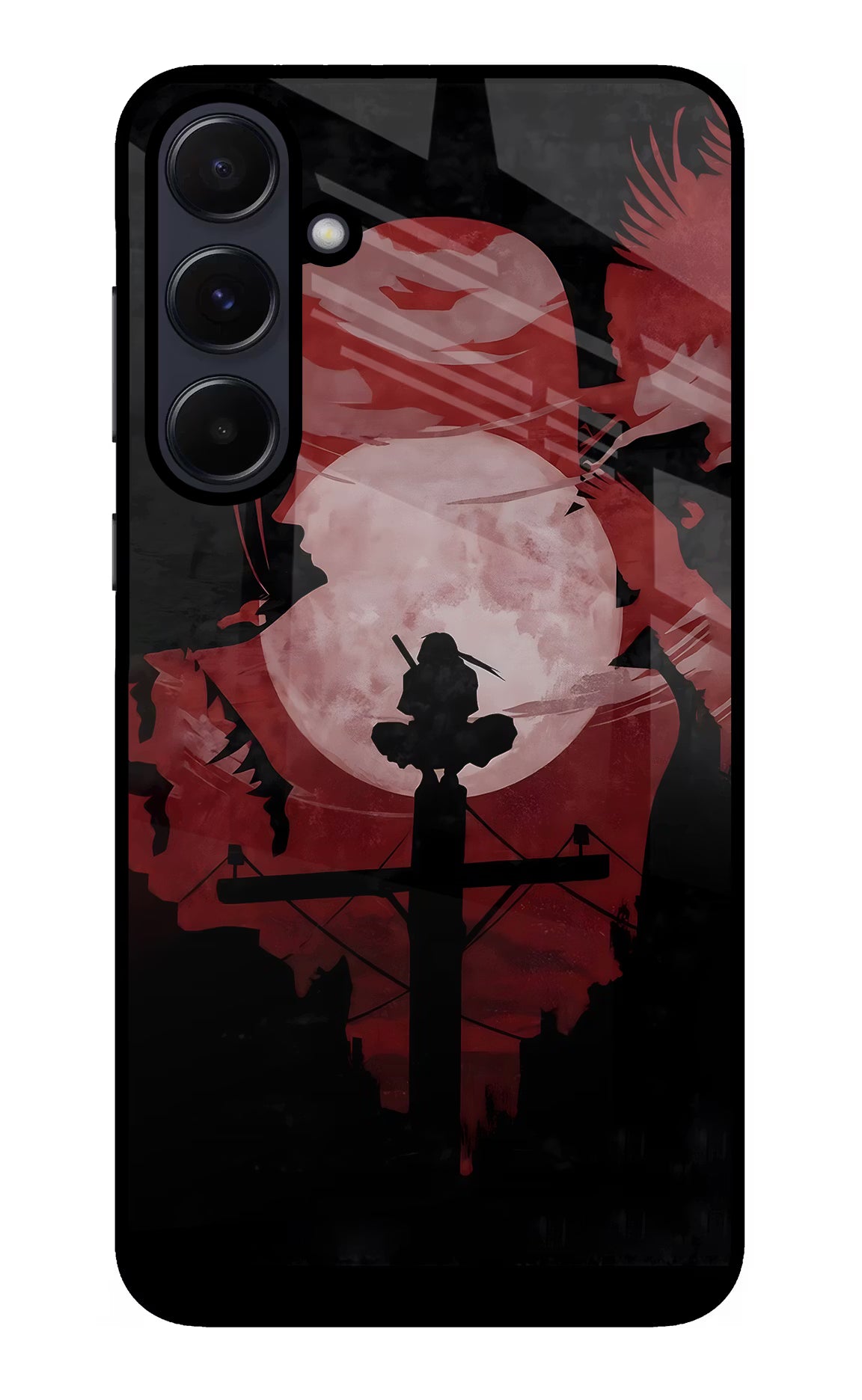 Naruto Anime Samsung A55 5G Glass Case Back Cover by Casekaro