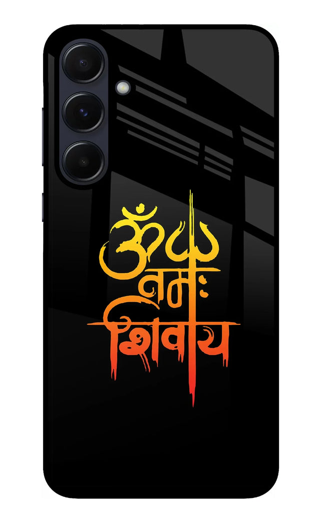 Om Namah Shivay Samsung A55 5G Glass Case