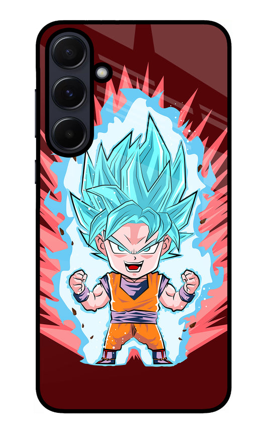 Goku Little Samsung A55 5G Glass Case