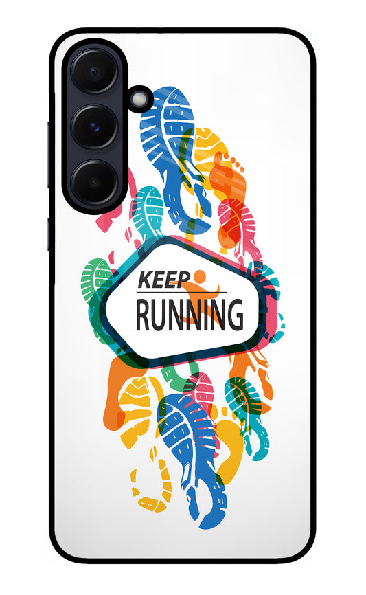 Keep Running Samsung A55 5G Glass Case