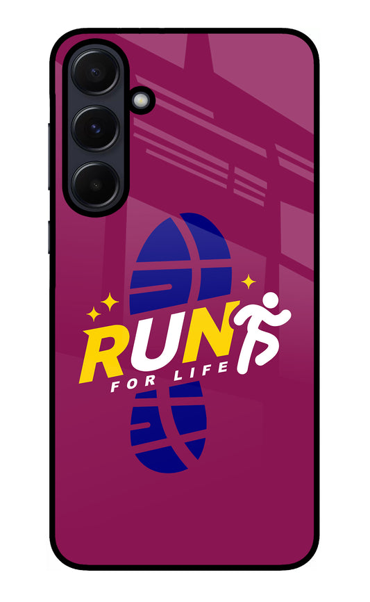 Run for Life Samsung A55 5G Glass Case