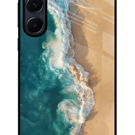Ocean Beach Samsung A55 5G Glass Case