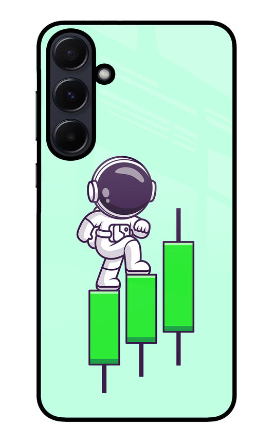 Astronaut Trader Samsung A55 5G Glass Case