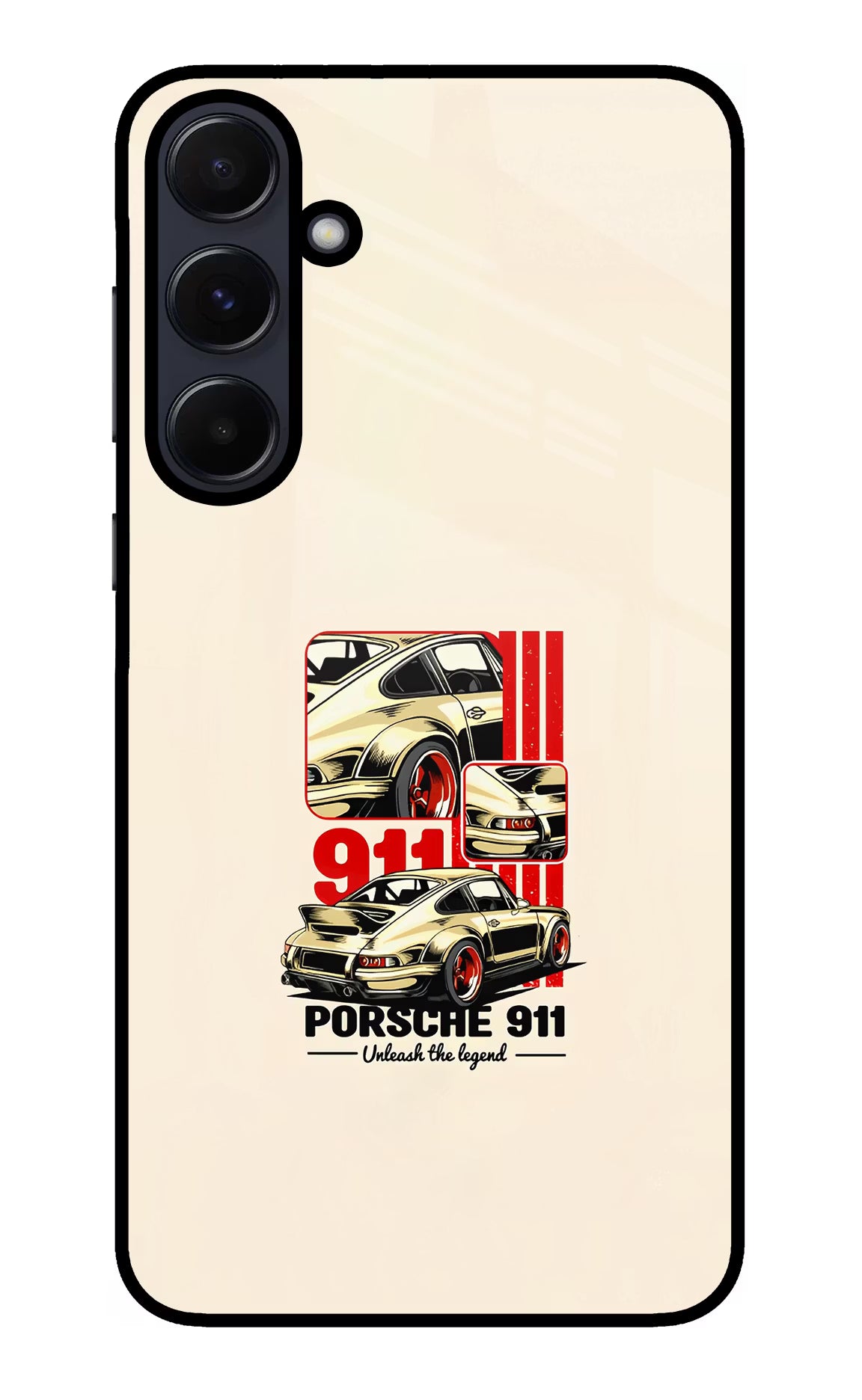 Classic Porsche 911 Samsung A55 5G Glass Case