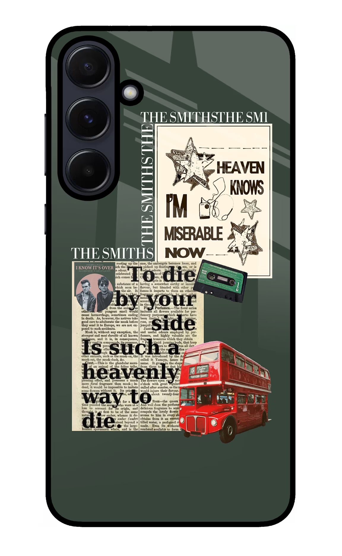 The Smiths Samsung A55 5G Glass Case Back Cover by Casekaro
