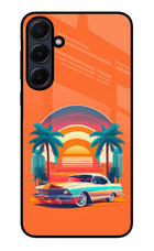 Palm Drive 80s Samsung A55 5G Glass Case