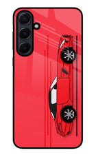 Red Velocity Samsung A55 5G Glass Case