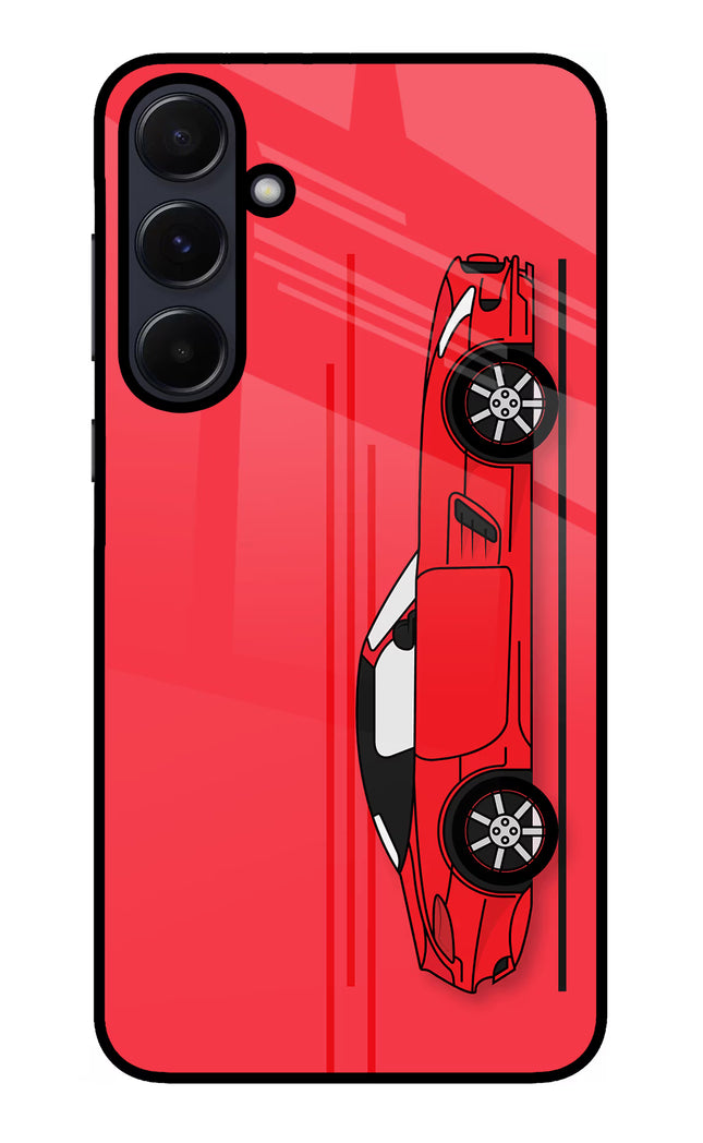 Red Velocity Samsung A55 5G Glass Case