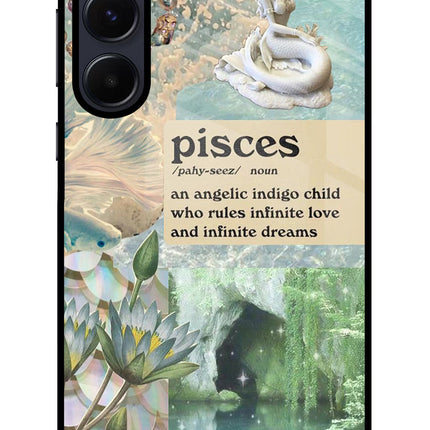 Pisces Zodiac Samsung A55 5G Glass Case