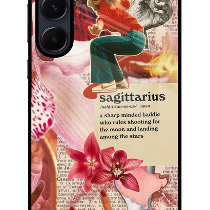 Sagittarius Zodiac Samsung A55 5G Glass Case