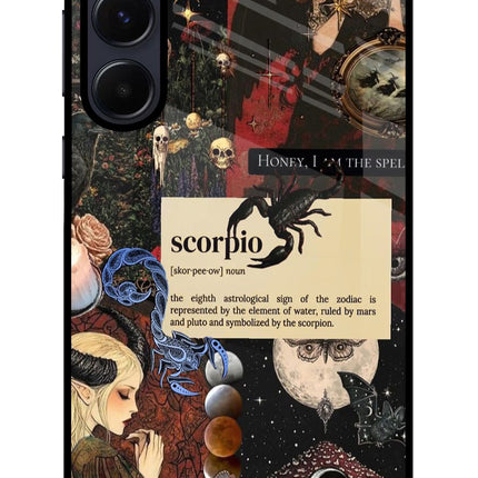 Scorpio Zodiac Samsung A55 5G Glass Case