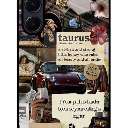 Taurus Zodiac Samsung A55 5G Glass Case