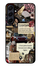 Taurus Zodiac Samsung A55 5G Glass Case