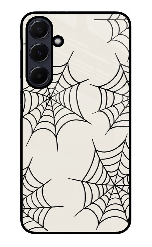 Spider Web Samsung A55 5G Glass Case