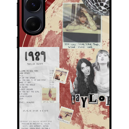 Taylor Swift Samsung A55 5G Glass Case