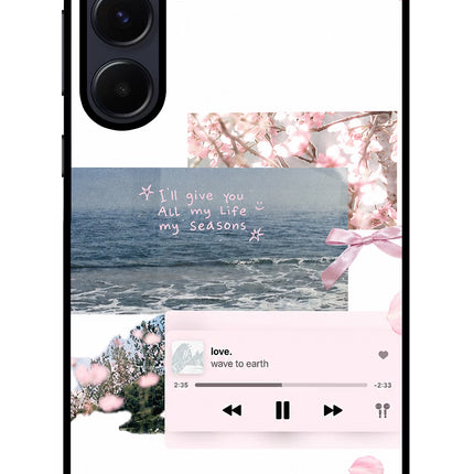 Wave to earth Samsung A55 5G Glass Case