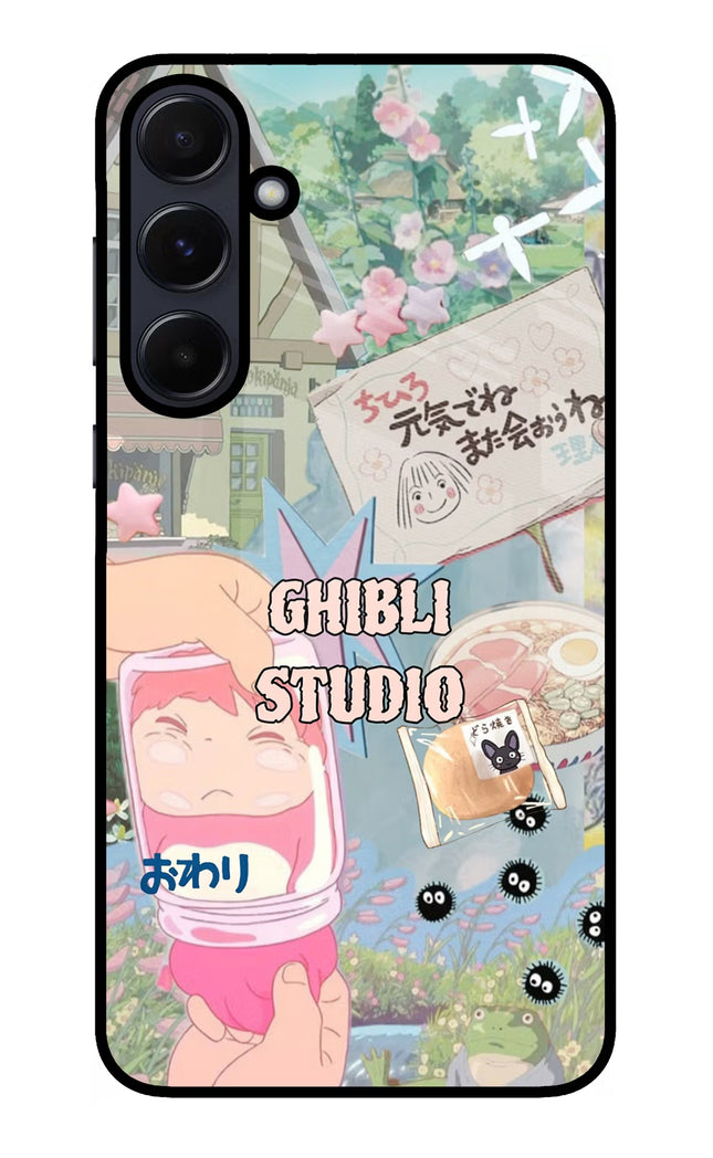 Studio Ghibli Samsung A55 5G Glass Case