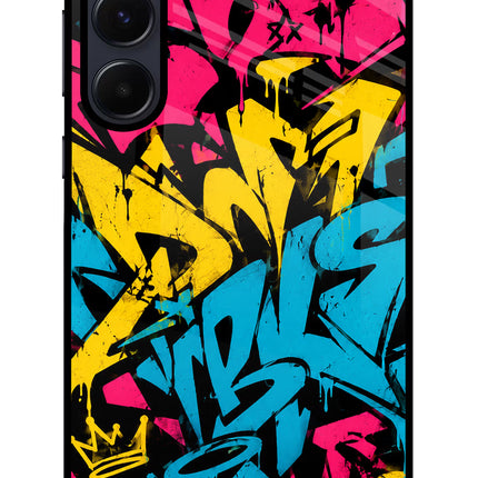 Graffiti Vibe Samsung A55 5G Glass Case