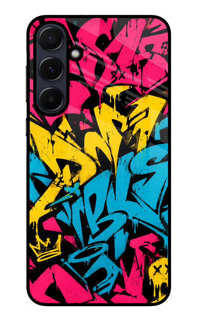 Graffiti Vibe Samsung A55 5G Glass Case