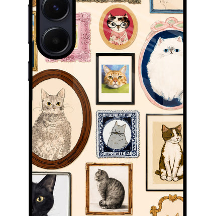 Mirror Cats Samsung A55 5G Glass Case