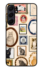 Mirror Cats Samsung A55 5G Glass Case