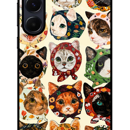 Cool Cat Samsung A55 5G Glass Case