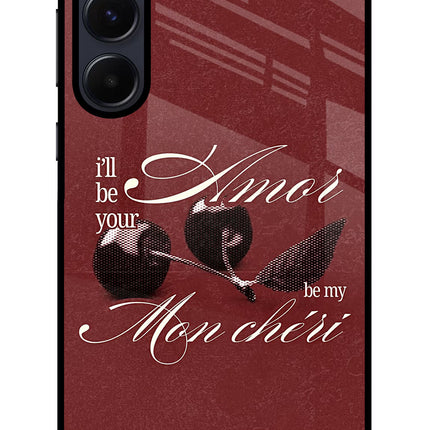 Velvet Cherry Samsung A55 5G Glass Case