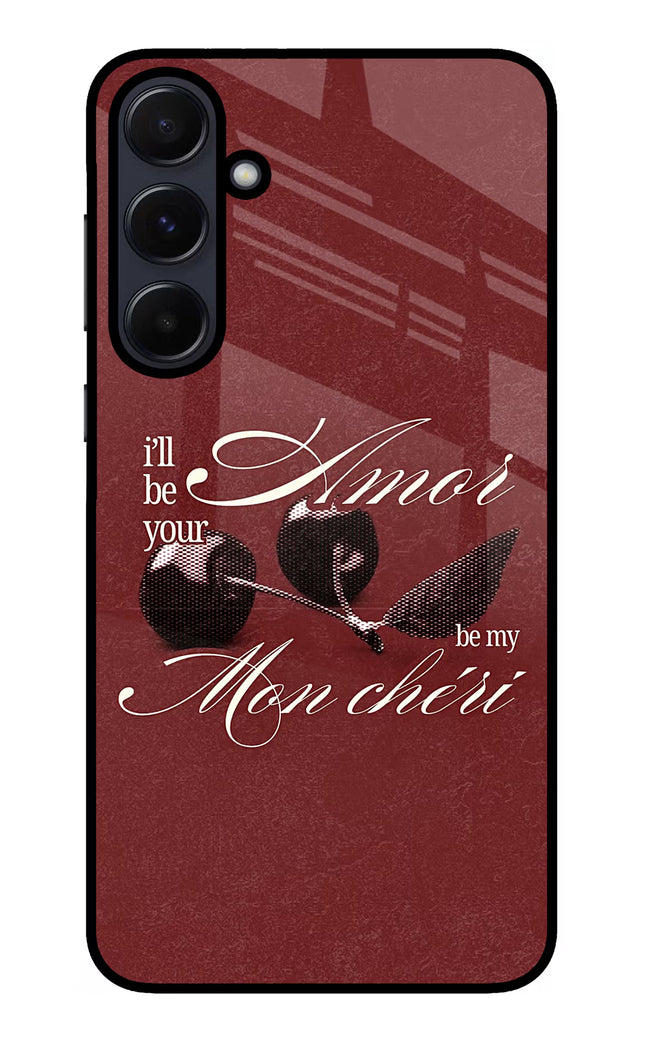 Velvet Cherry Samsung A55 5G Glass Case