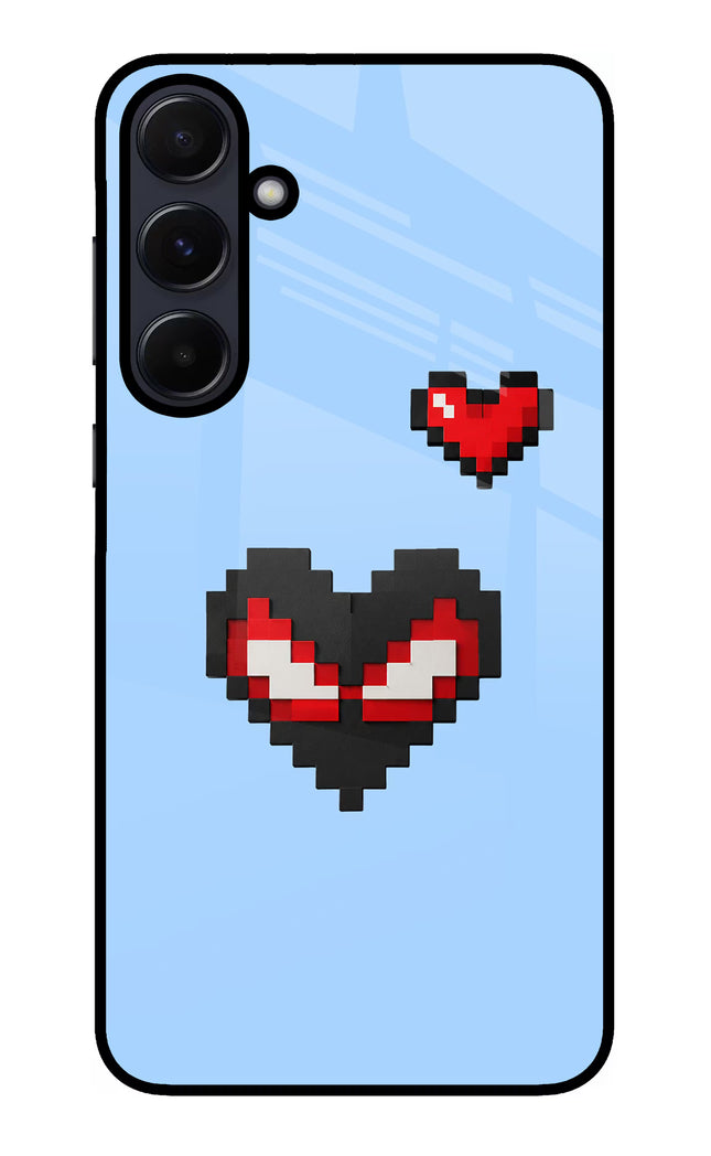 Peter Heart Samsung A55 5G Glass Case