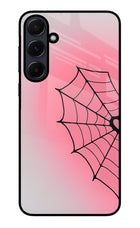 Pink Web Samsung A55 5G Glass Case