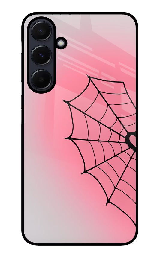 Pink Web Samsung A55 5G Glass Case